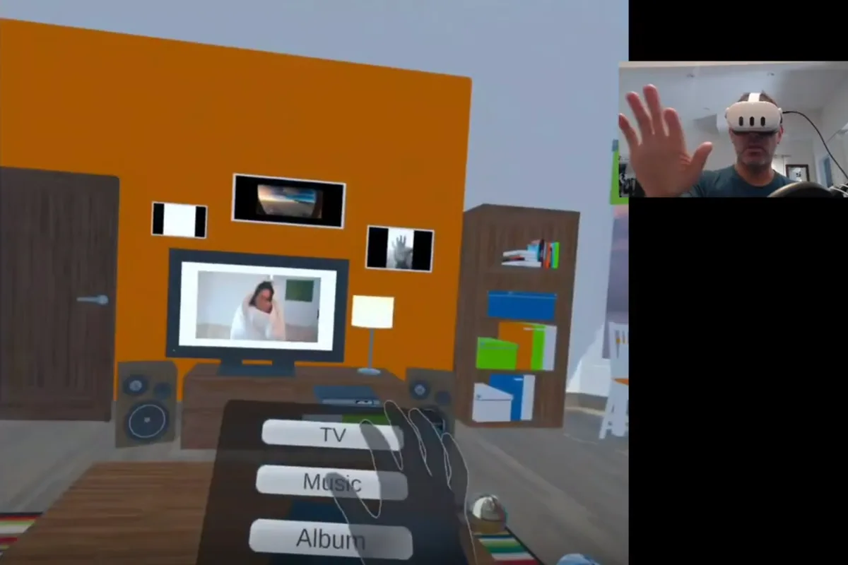 Reminiscence Therapy — VR room with personalized media